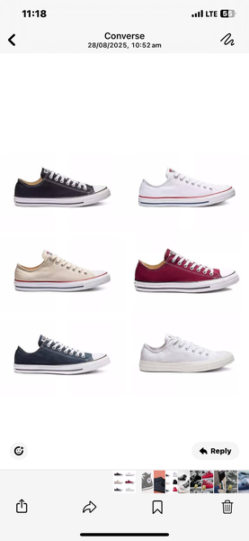 Canvas Low Top Sneakers