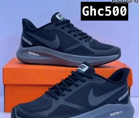 black sneakers