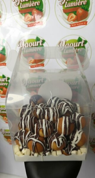 Boule de neige chocolatée