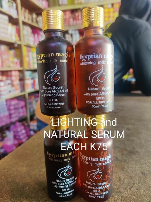 ARGAN OIL LIGHTENING SERUM & NATURAL
