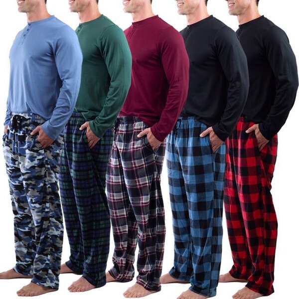 Pantalons de pyjama à carreaux