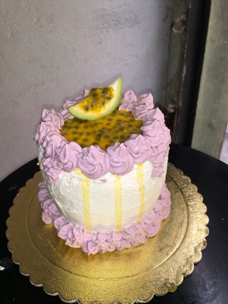Gâteau exotique aux fruits de la passion