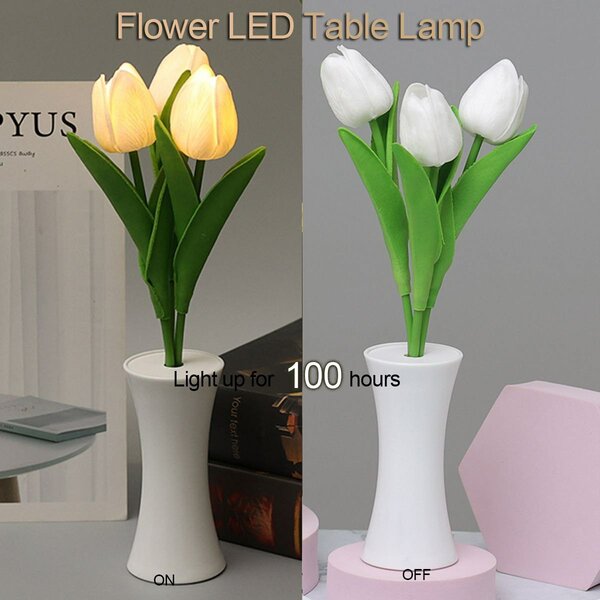 Декоративные цветы с подсветкой