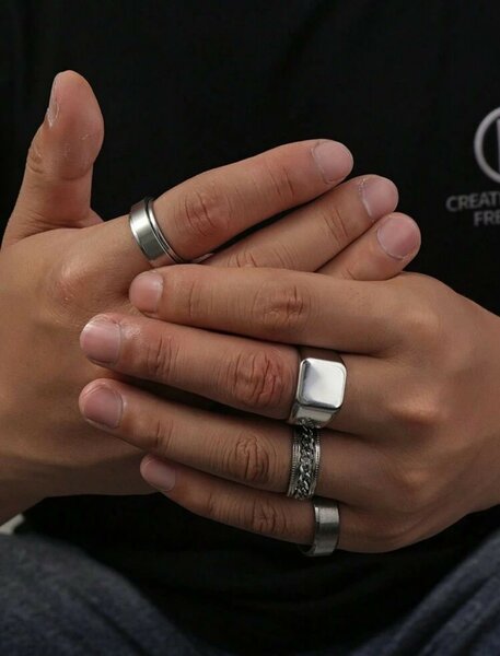 Bague Homme Style Varié