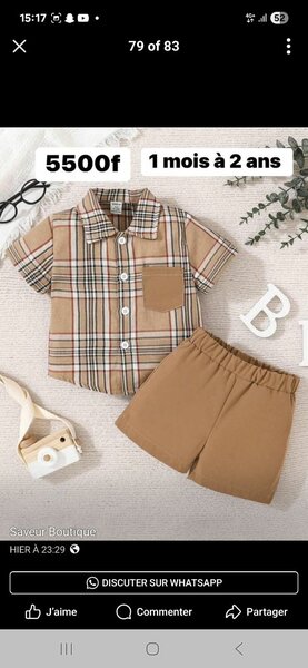 Tenue Enfant Élégante