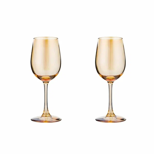 Coupe Verres ambrés élégants