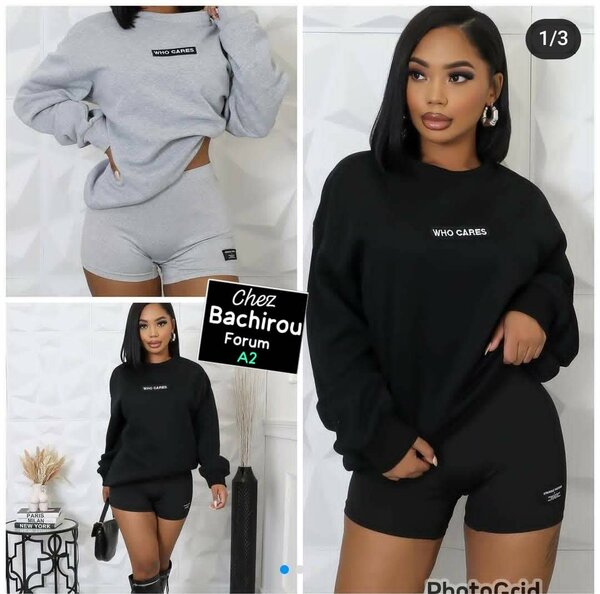 Ensemble Sweat et Short Femme