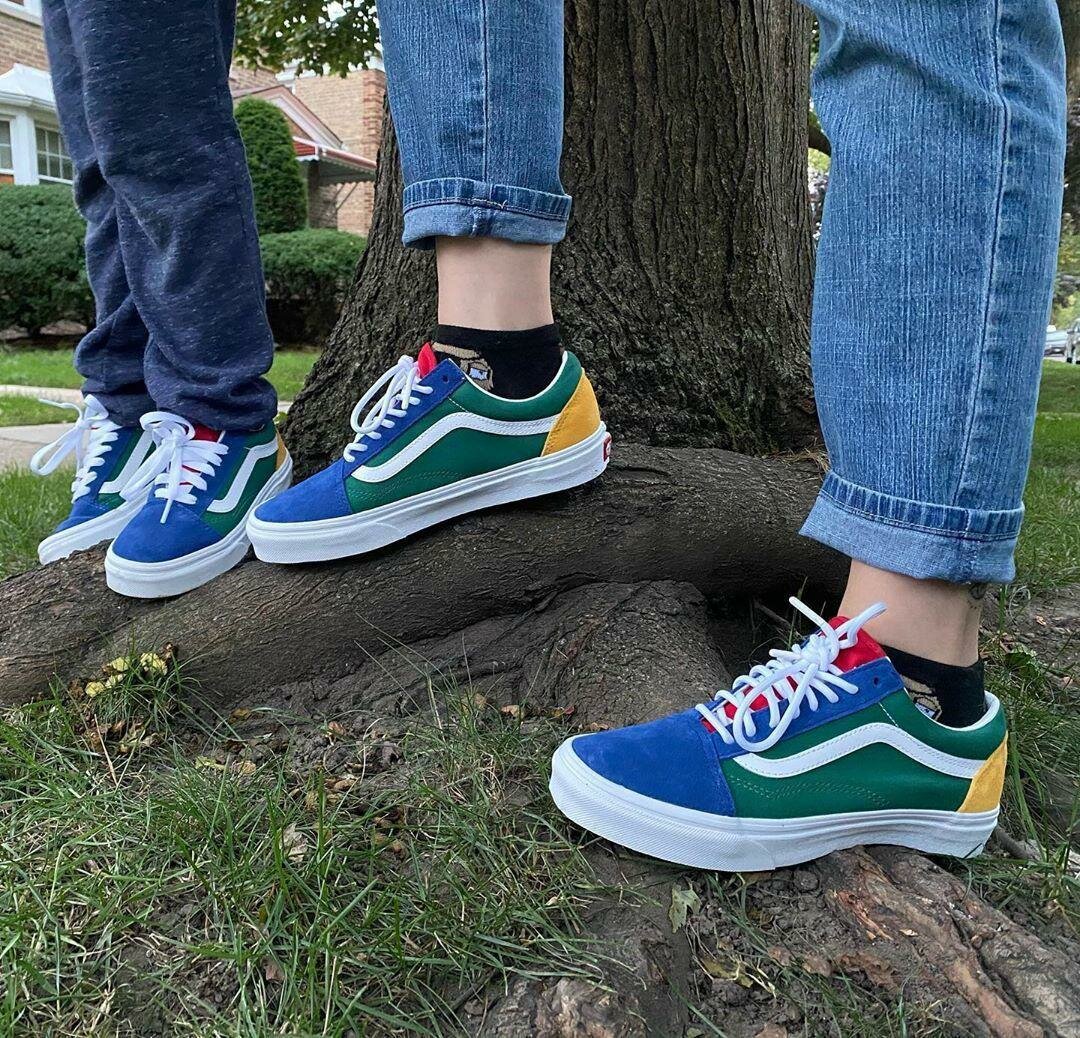 Sneakers colorés tendances