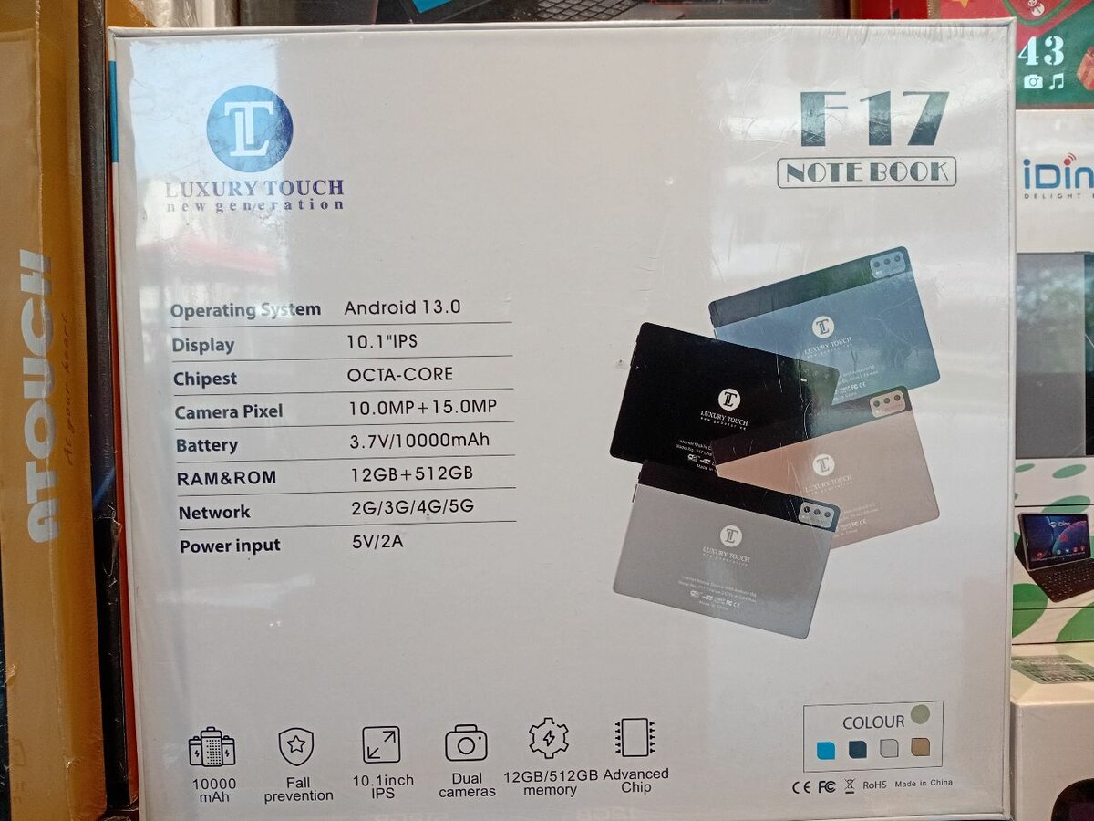 Tablette luxury F17 12G 512G