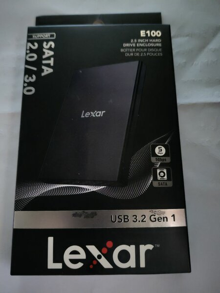 Lexar E100 Boîtier Disque Dur 2.5" USB 3.2