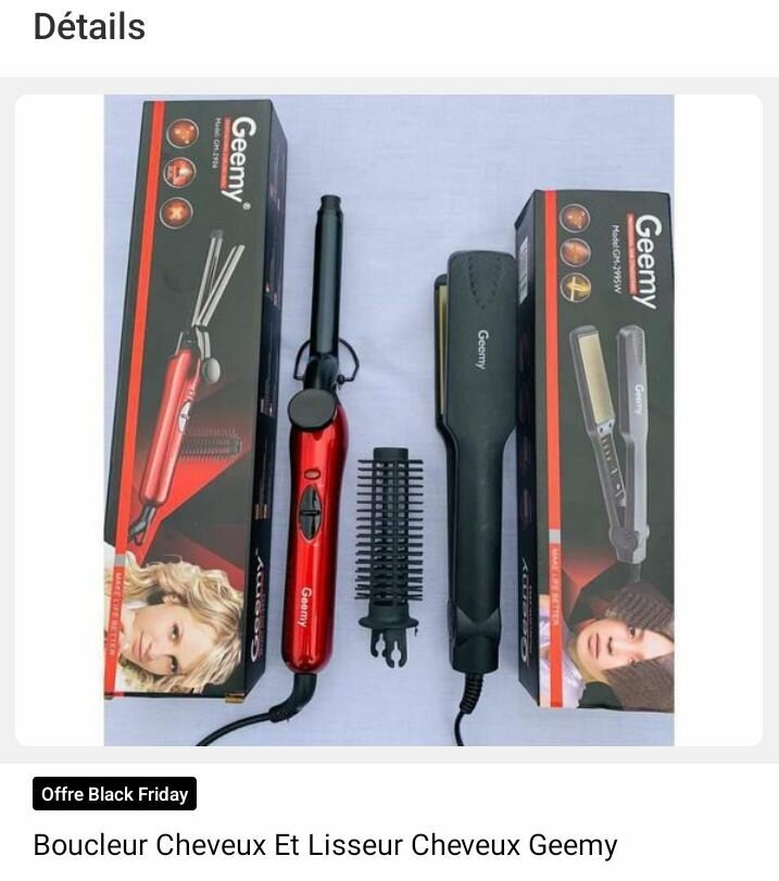 Ensemble Boucleur et Lisseur Geemy