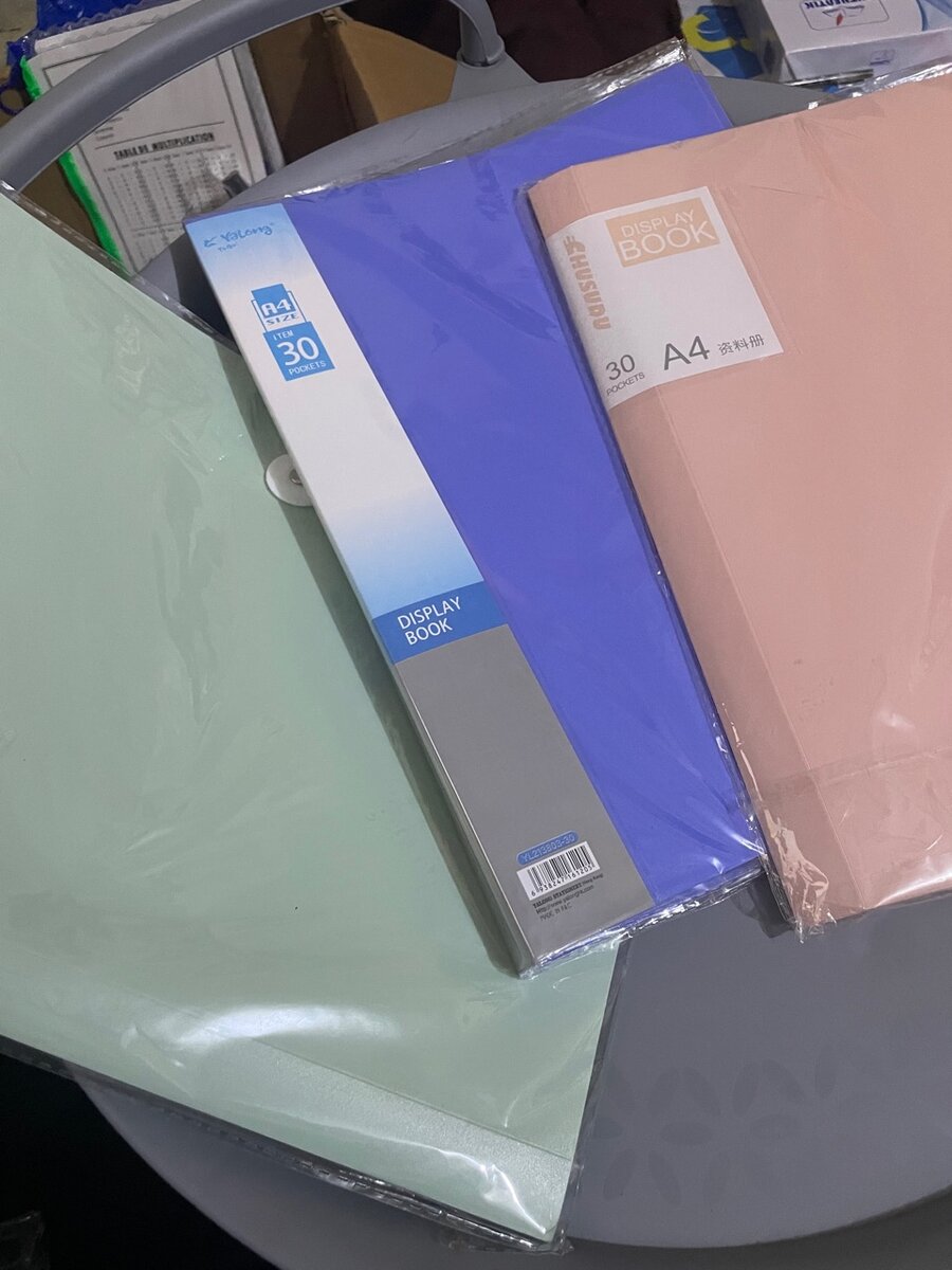 Classeur 30 poches rigide