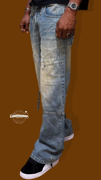 Jeans cargo homme style moderne