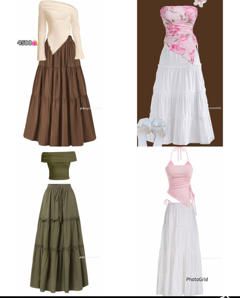 Robe longue rayée chic