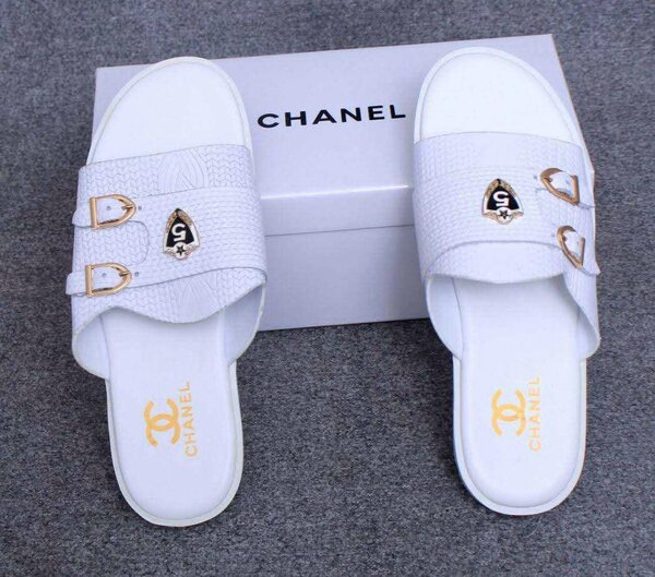 Sandales de luxe en cuir blanc