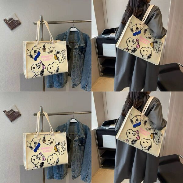 Sac cabas en toile imprimé