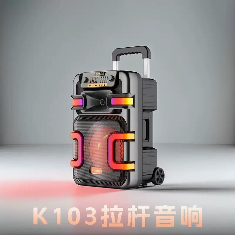 Enceinte Portable à Roulettes