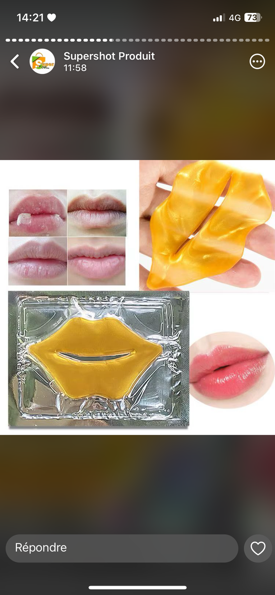 Patchs hydratants pour lèvres