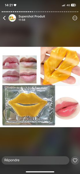 Patchs hydratants pour lèvres