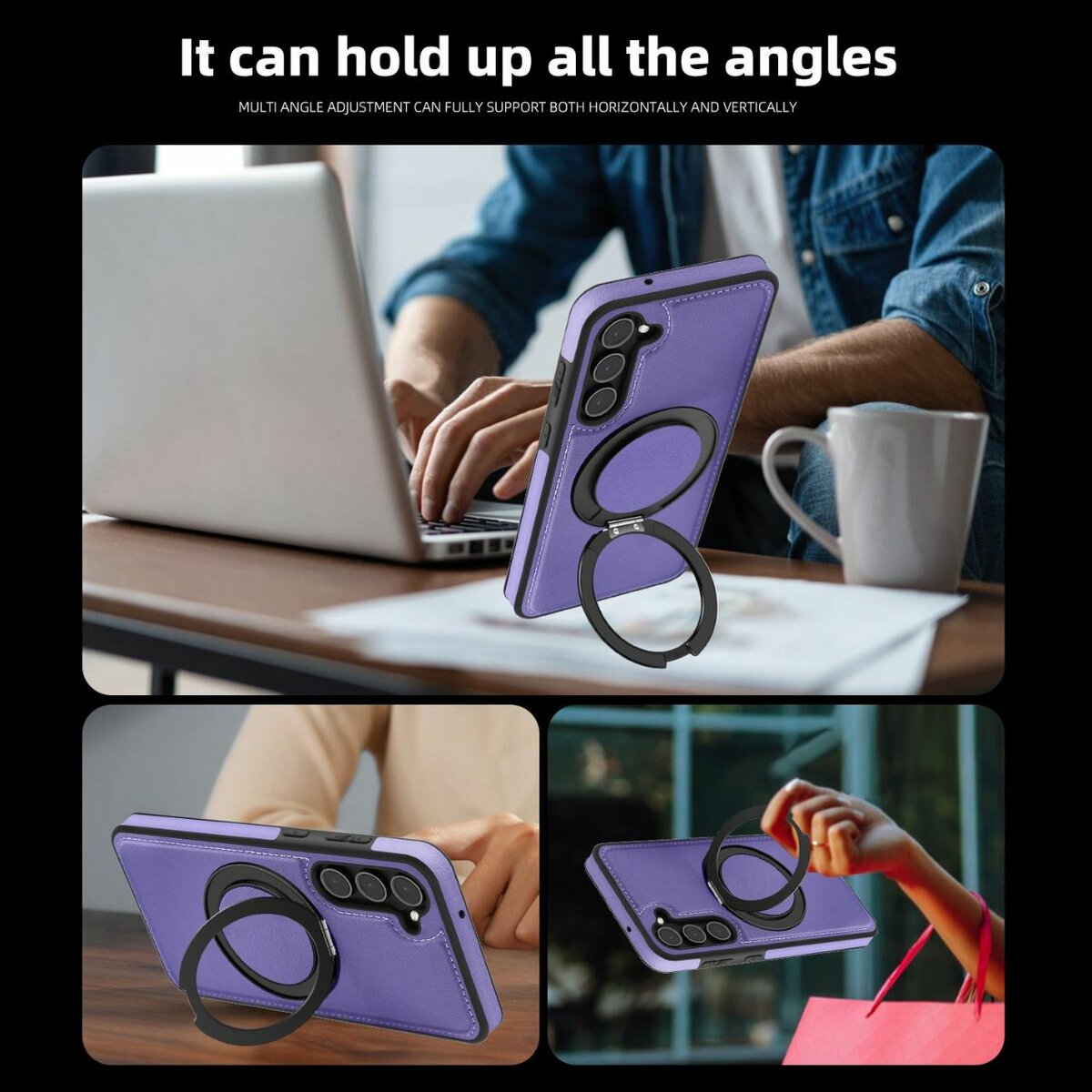 Étui violet pour Samsung S24