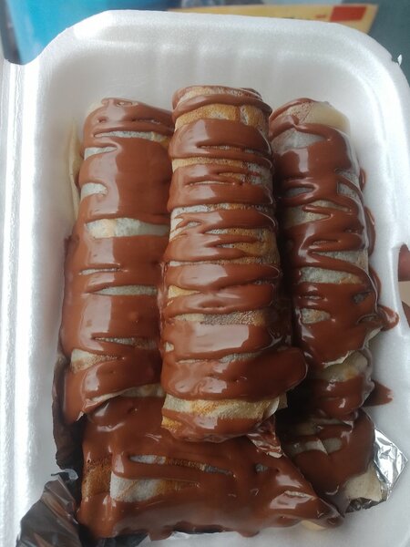 Crêpes chocolatées délicieuses