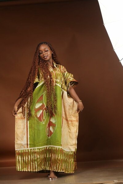 Robe Caftan Ethnique Élégant