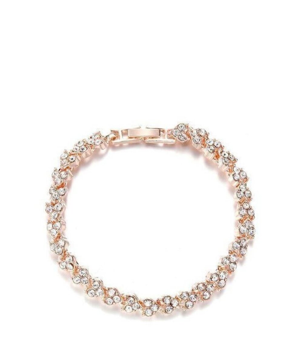 Bracelet tennis rose gold