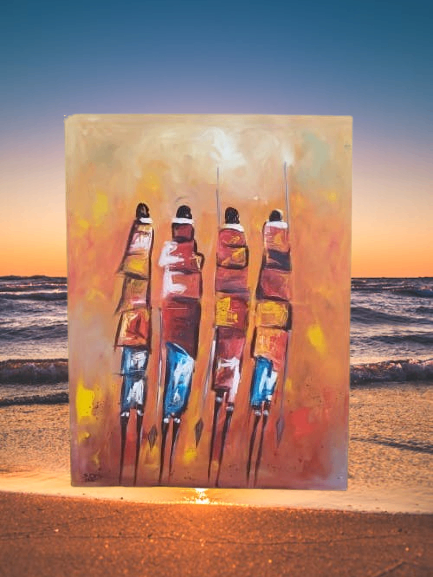 Tableau Abstrait Coloré