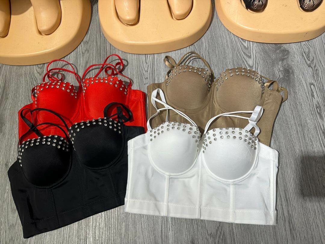 Bustier à strass chic