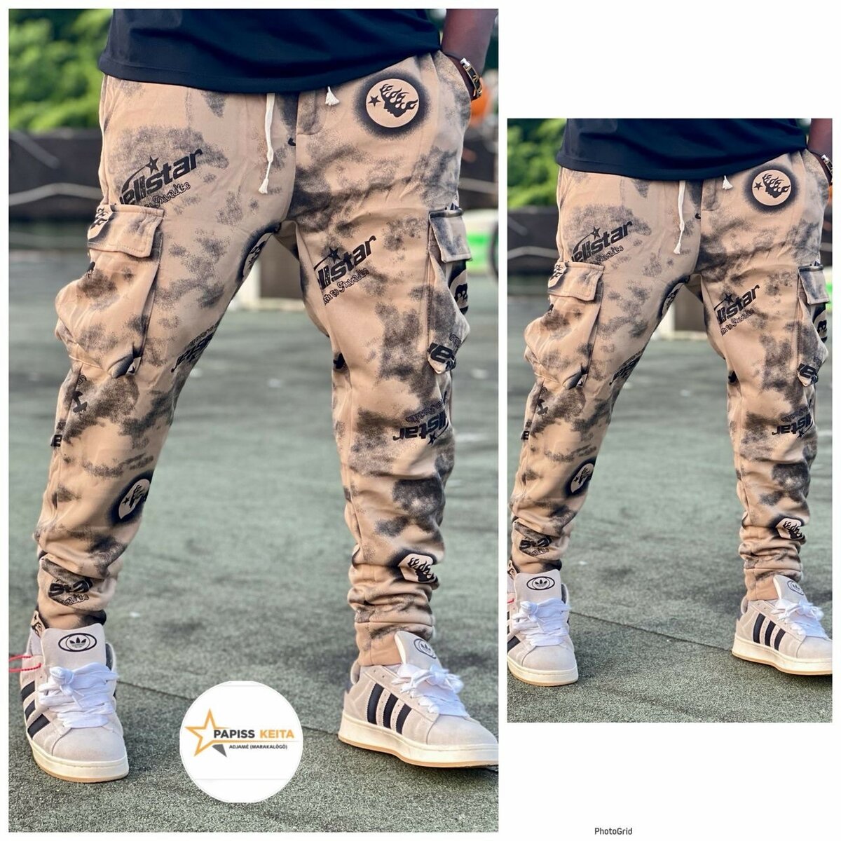 Pantalon cargo homme streetwear