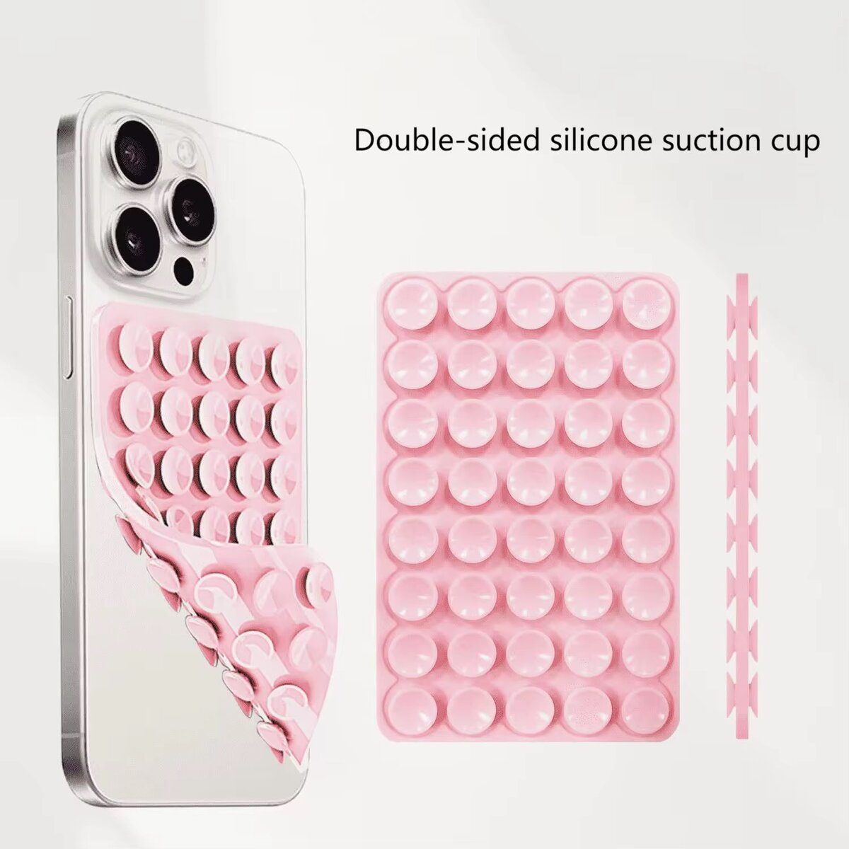 Plaque à ventouse double face