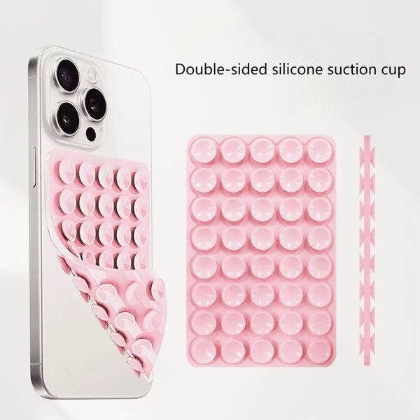 Plaque à ventouse double face