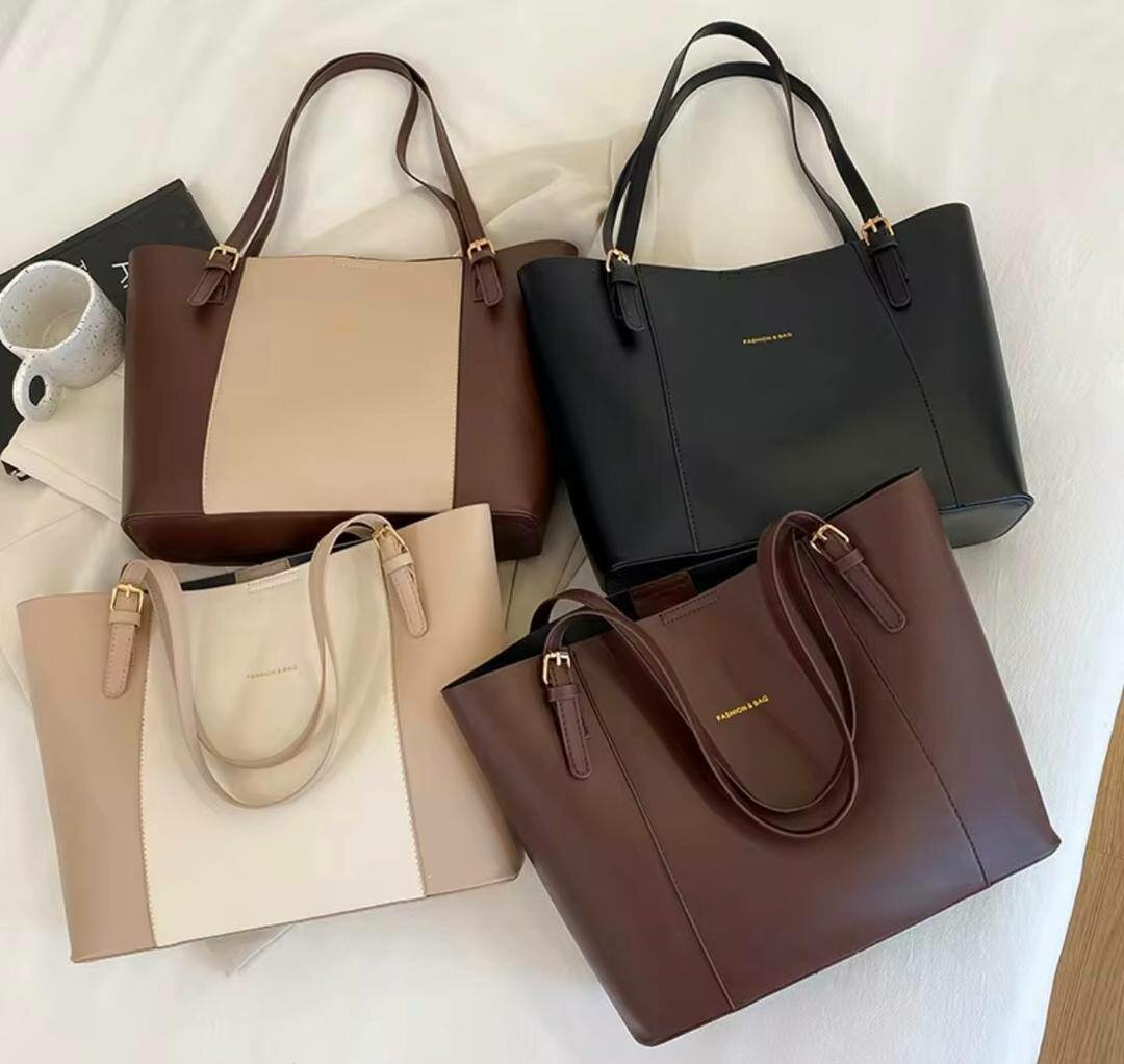 Sac cabas élégant en cuir