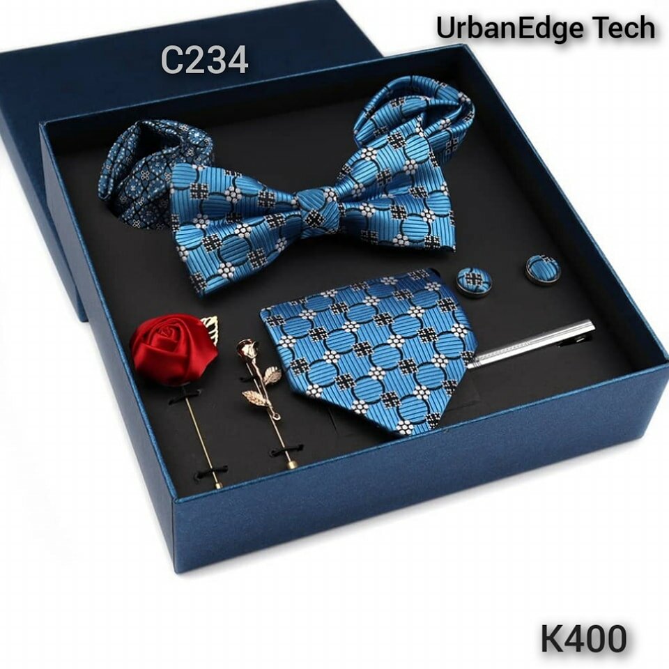Men's 8 in 1 Necktie gift set. 