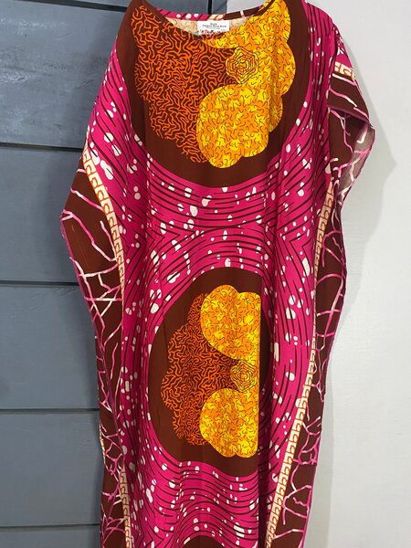 Robe longue bohème colorée