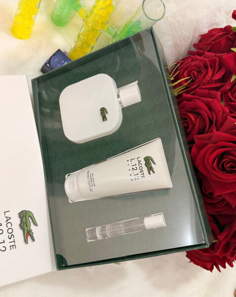 Coffret Parfum Lacoste L.12.12 Blanc