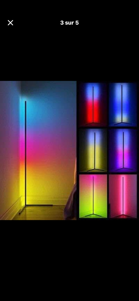 Lampe LED RVB Multicolore