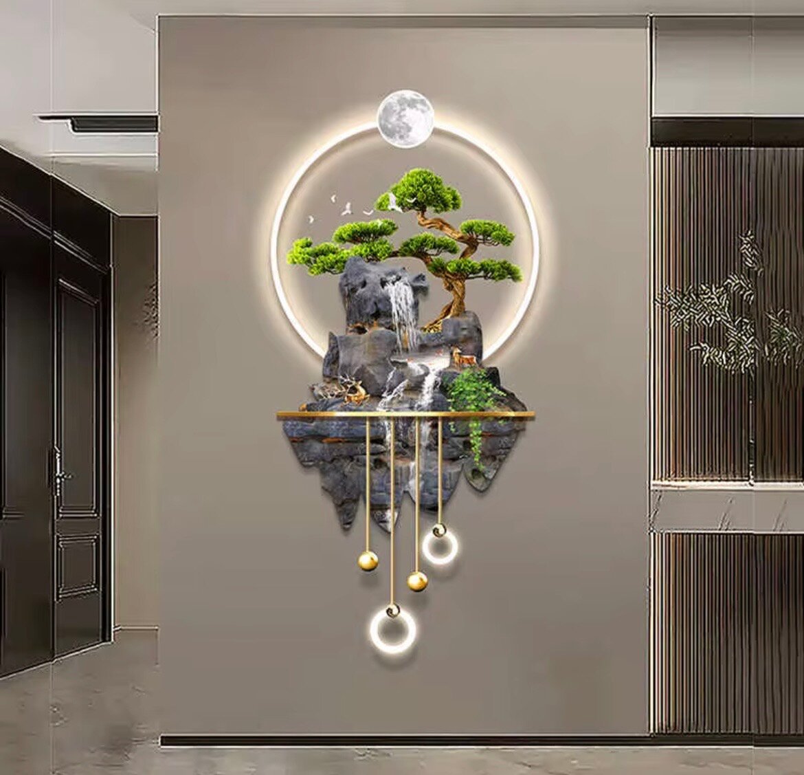 Décoration Murale Arbre Zen LED