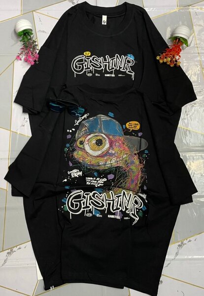 Chemise à motif abstrait