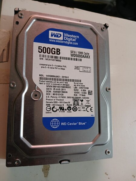 DISQUE DUR 500GB PC BUREAU