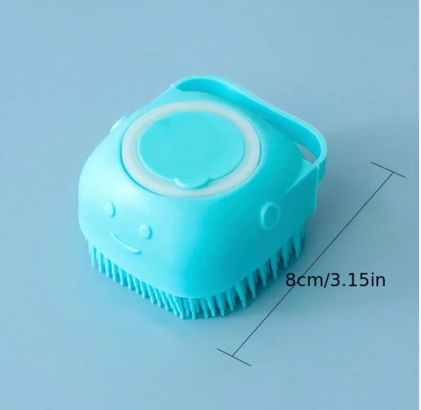 1 Pcs Silicone Bath Brush Safety Soft Hair Brush Bath Home Bath Artifact Massage Brush