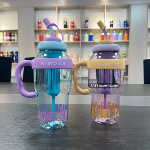 Gourdes Colorées avec Paille