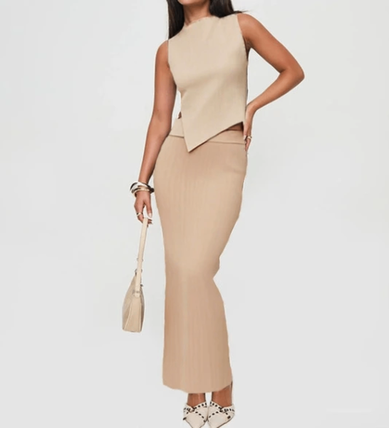 Robe Élégante Asymétrique Femme