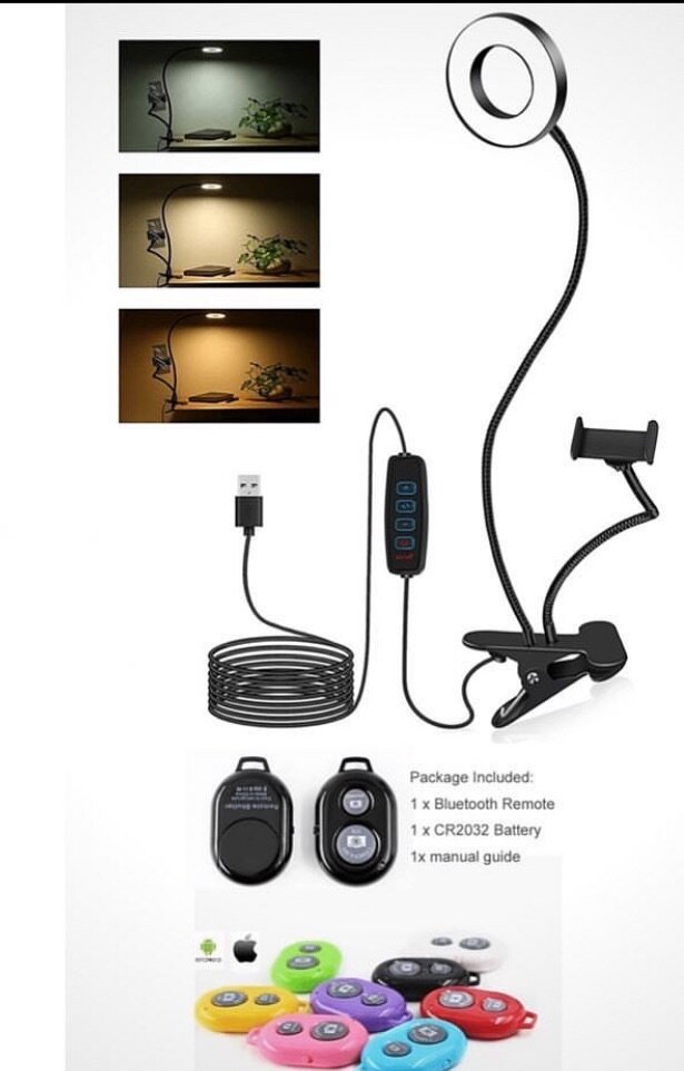 Mini Ringlight with Phone Holder