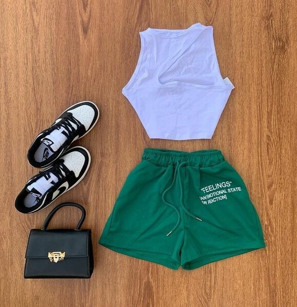 Girl top and down and all