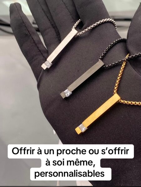 Collier Homme Acier Inox
