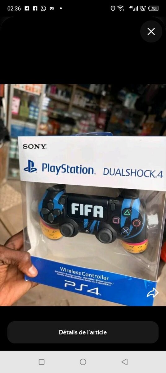 Manette PS4 FIFA Sans Fil