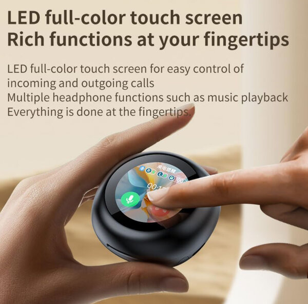 Écouteurs Bluetooth avec écran LED