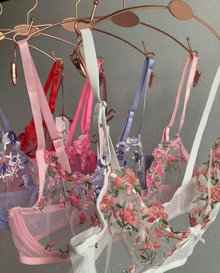 Soutien-gorge brodé floral