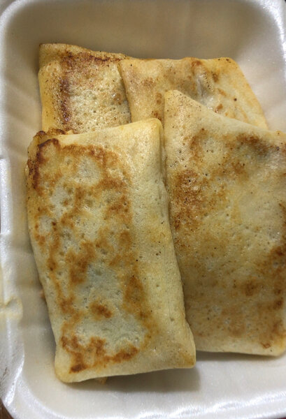 Crêpes salées poulet fromage